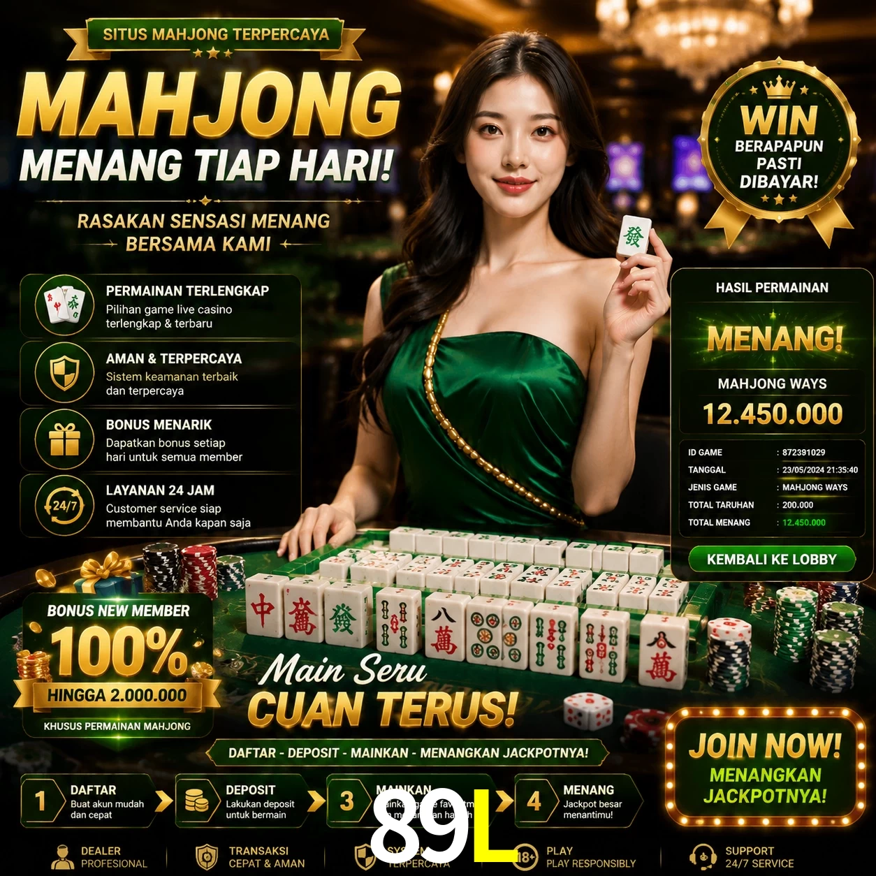 Cashback VIP 89L - reembolso semanal